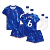 Chelsea Levi Colwill #6 Fußballbekleidung Heimtrikot Kinder 2024-25 Kurzarm (+ kurze hosen)